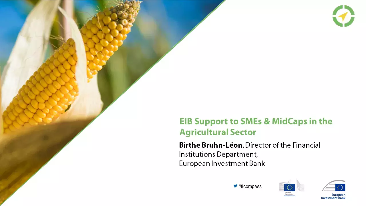 EIB Support to SMEs &amp; MidCaps in the Agricultural Sector