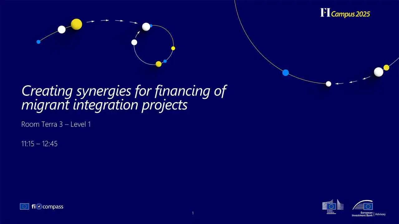 Creating synergies for financing of migrant integration projects
