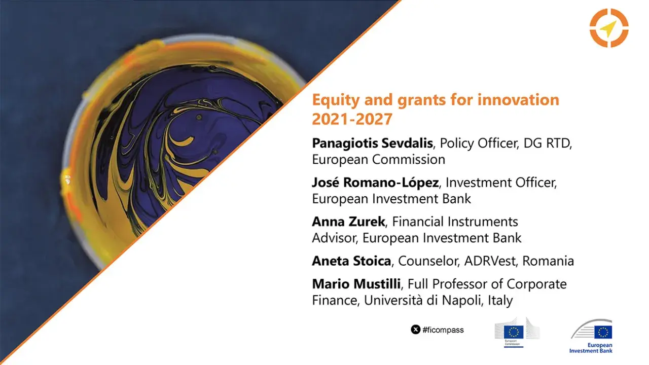 Equity and grants for innovation 2021-2027
