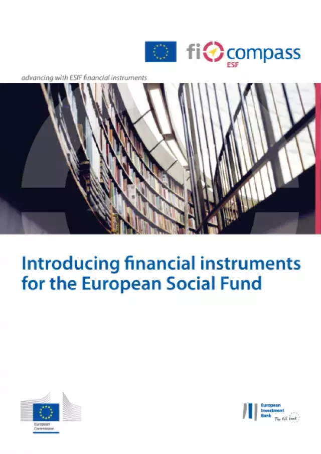 Introducing financial instruments for the European Social Fund