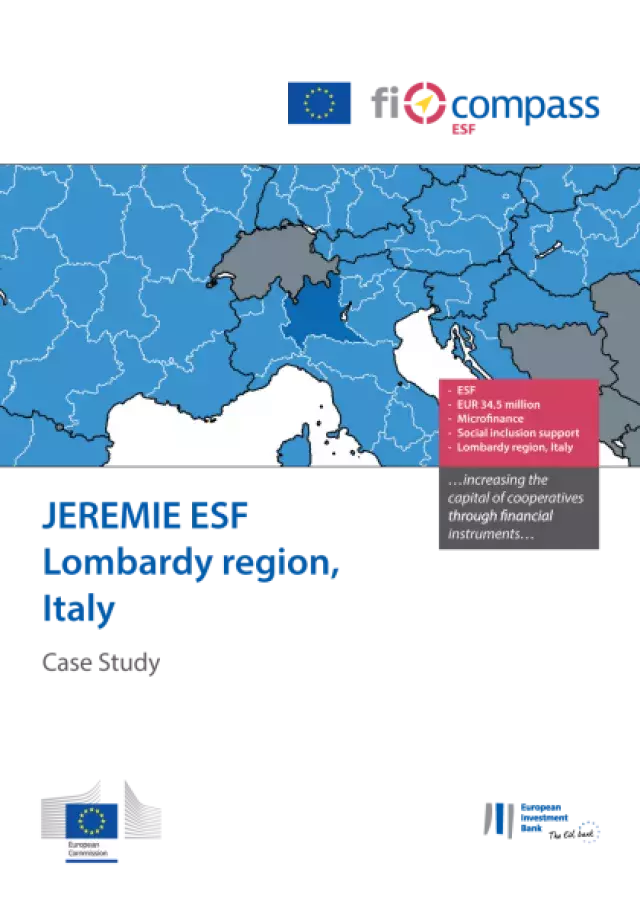 JEREMIE ESF Lombardy region