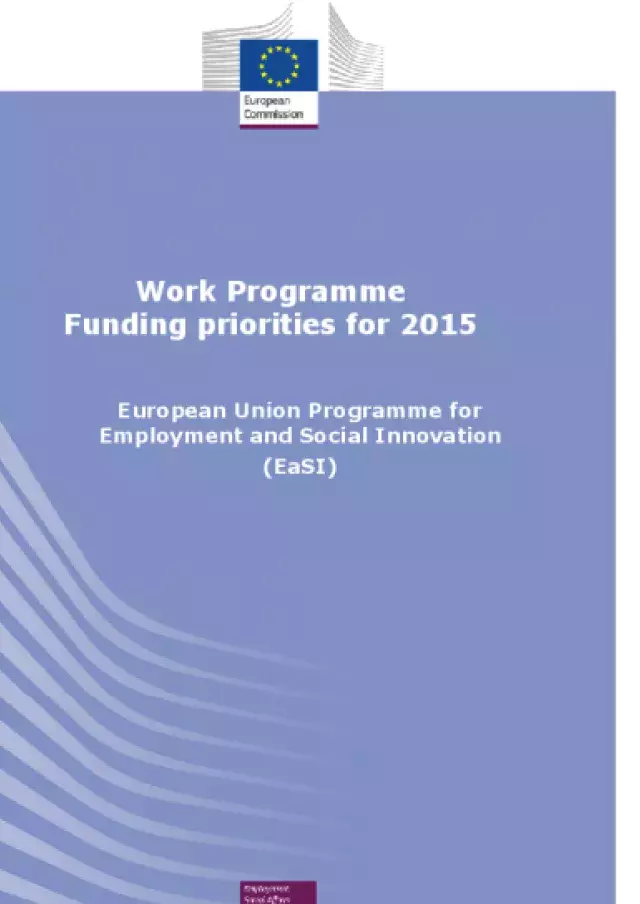 Work programme funding priorities for 2015 – European Union for employment and social innovation (EaSI)
