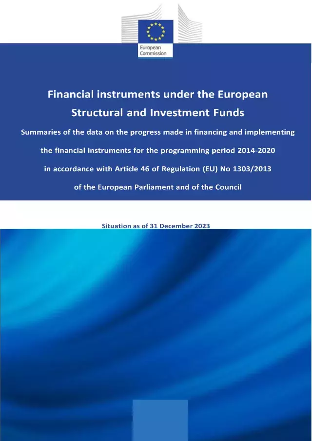 Summaries of the data on the progress made in financial instruments – Situation as at 31 December 2023