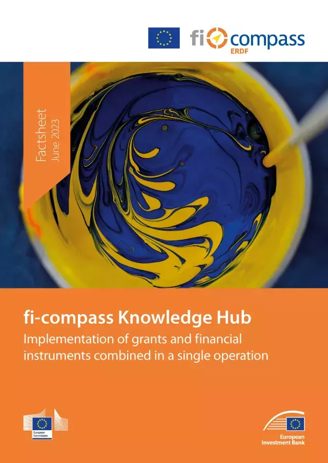 Implementation of grants and financial instruments combined in a single operation