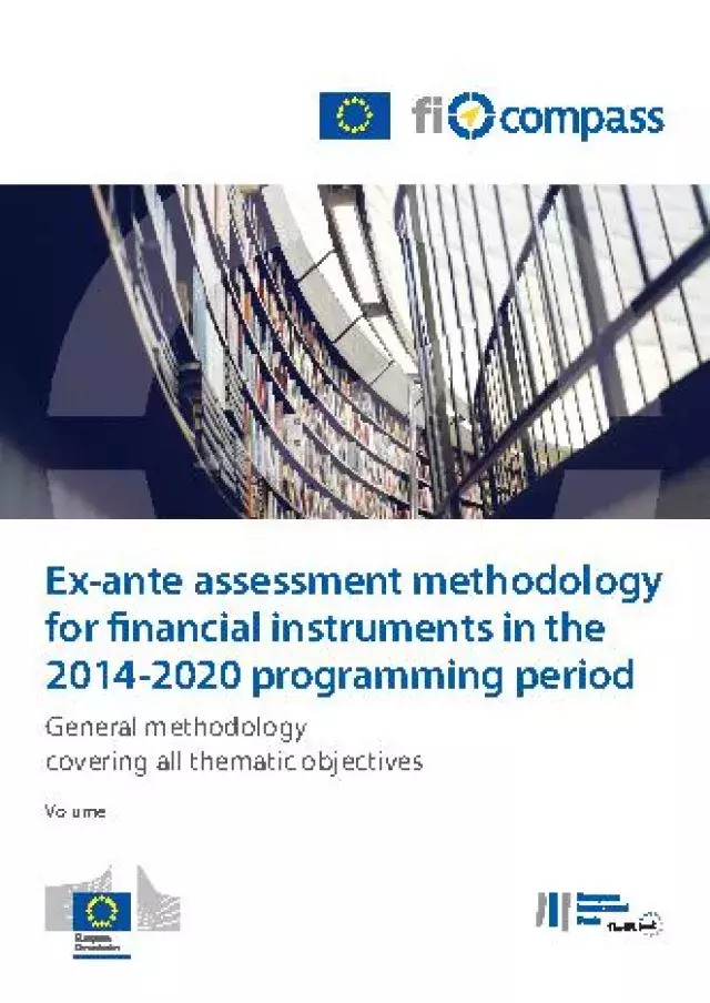 Ex-ante assessment guidance, Vol. I - General methodology