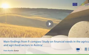 Main findings from fi-compass ‘Study on financial needs in the agriculture and agri-food sectors in Austria’
