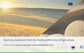 Opening statement from the Polish Ministry of Agriculture and Rural Development